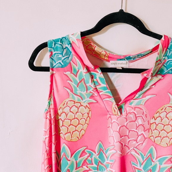 Simply Southern Tops - 5/$25 Simply Southern Pineapple Tank Top